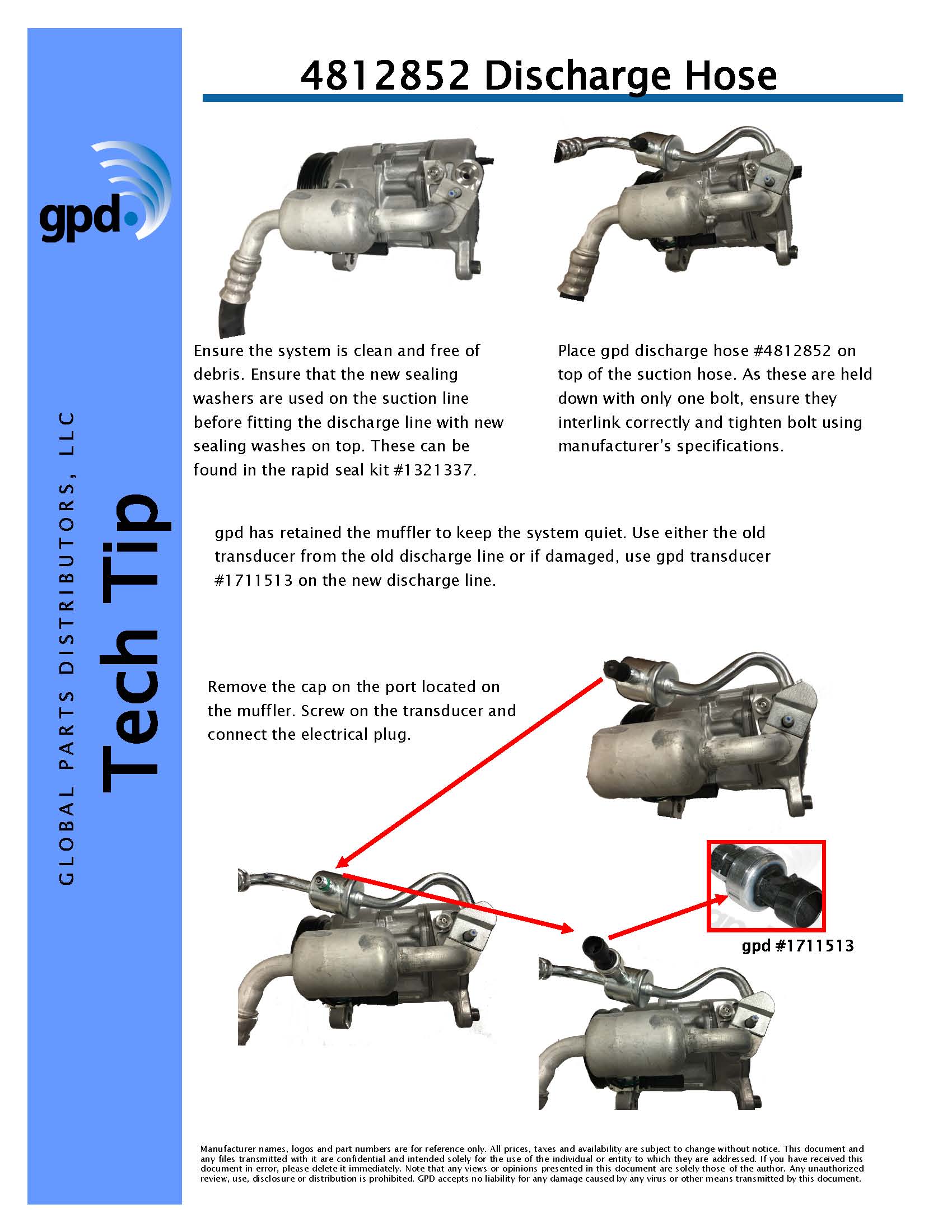 Part Details — Global Parts Distributors, LLC